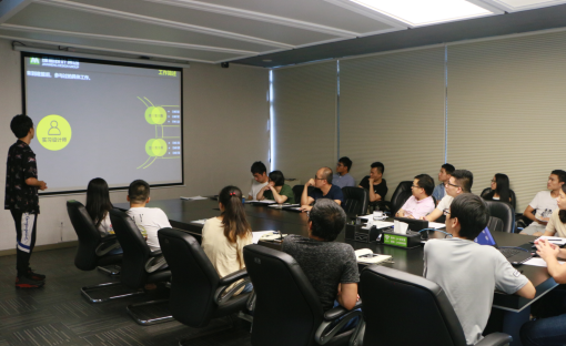 游艇会yth206进行第7期员工转正评审会